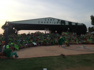 Getting Ready for the Green Machine Dance